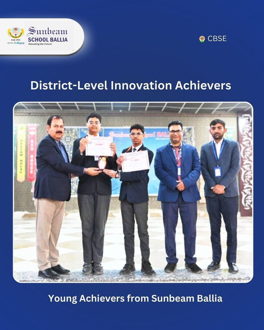 Celebrating Innovation, Ingenuity & Young Change-Makers! at Sunbeam School Ballia — photograph 4 of 5