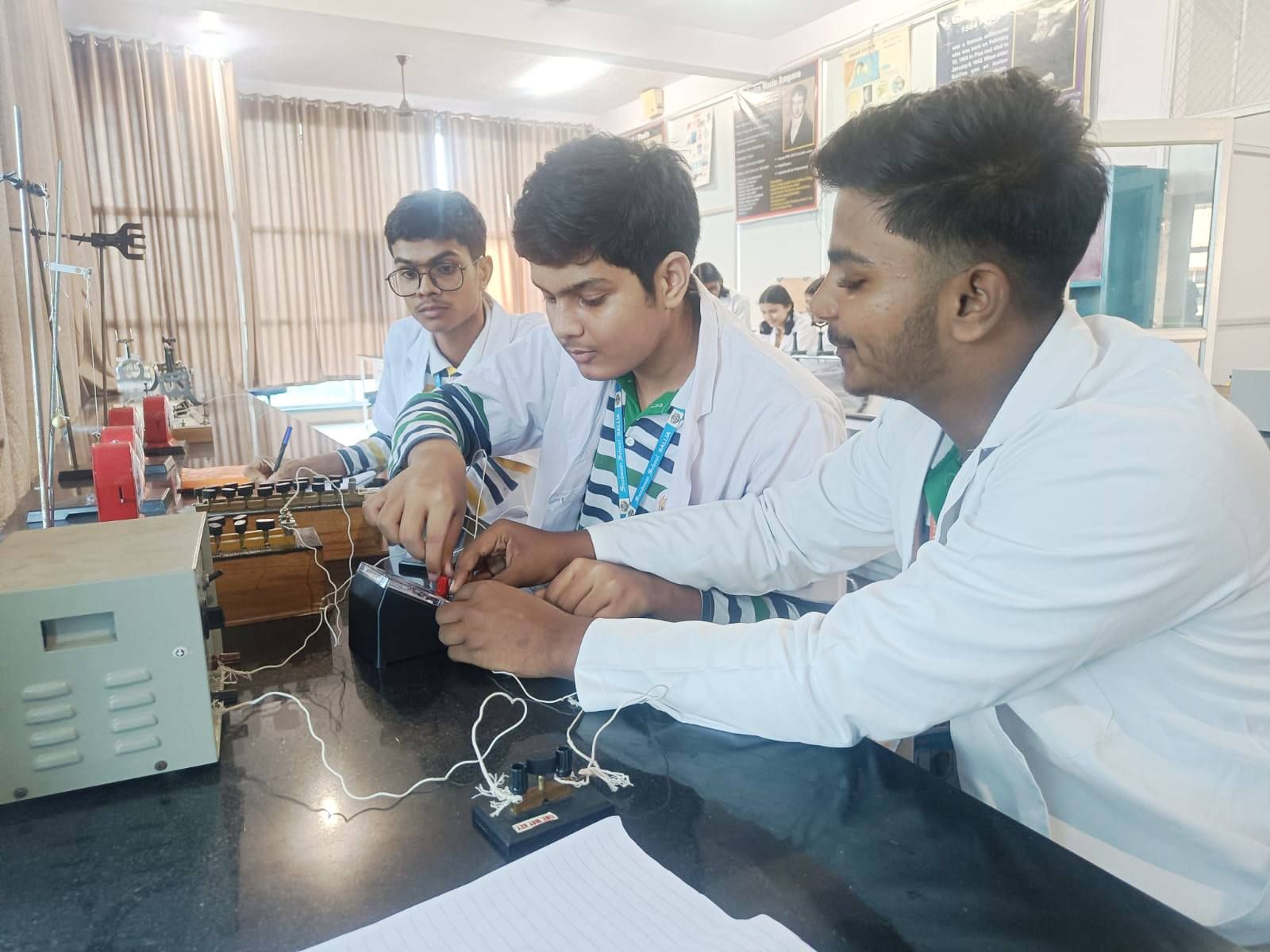 Today’s experiment tested precision and patience! at Sunbeam School Ballia
