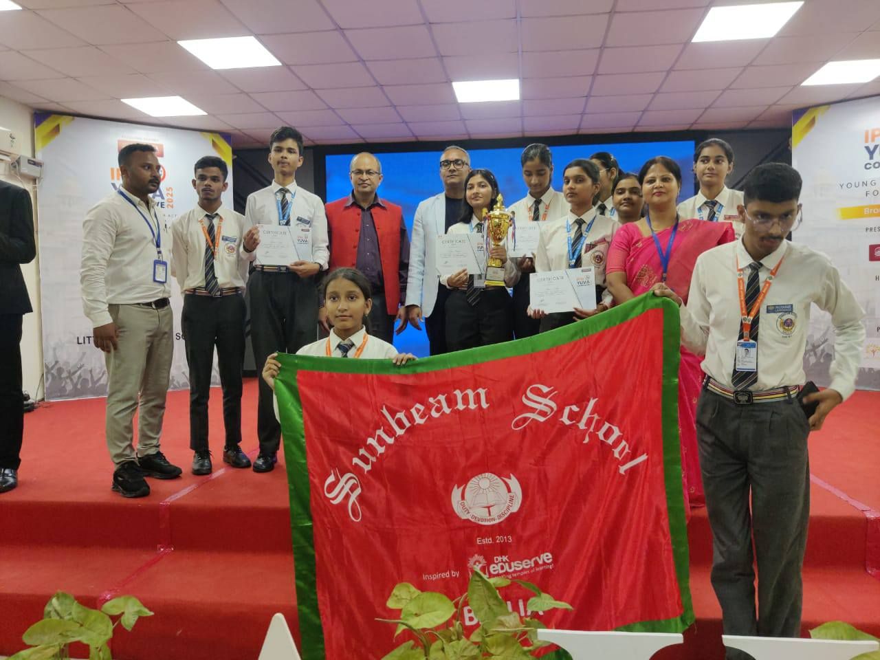 Our students have showcased their brilliance at the IPN YUVA CONCLAVE 2025 held in Gwalior. at Sunbeam School Ballia
