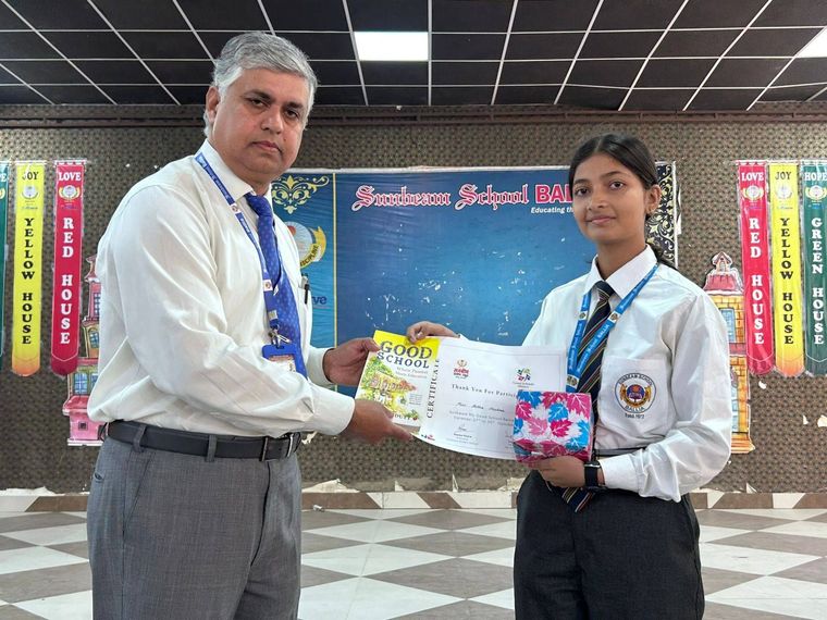 Today, we proudly felicitated our students who recently attended the My Good School Retreat. During… at Sunbeam School Ballia — photograph 5 of 5