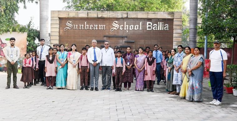 Sunbeam School Ballia welcomed students from PM SHRI Composite School at Sunbeam School Ballia — photograph 4 of 4