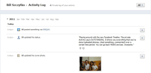 Facebook Activity Feed Facebook Activity Feed