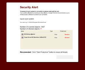 I have a virus! Oh no!!!! I have a virus! Oh no!!!!