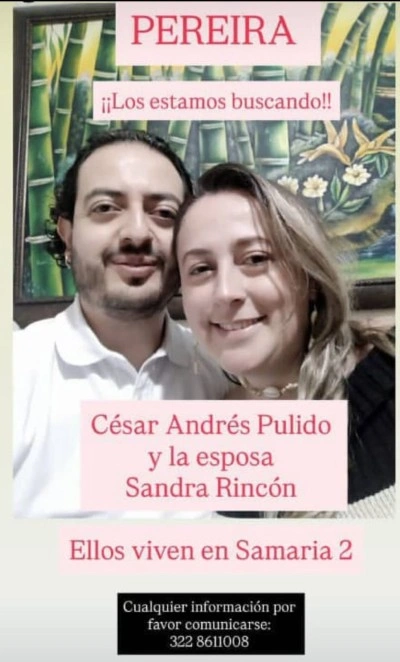 Foto de Cesar Andrés Pulido y Sandra Rincón