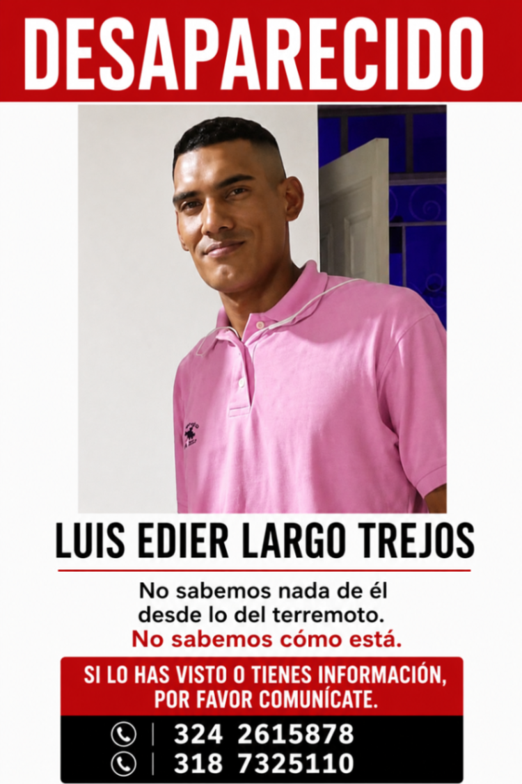 Foto de persona desaparecida