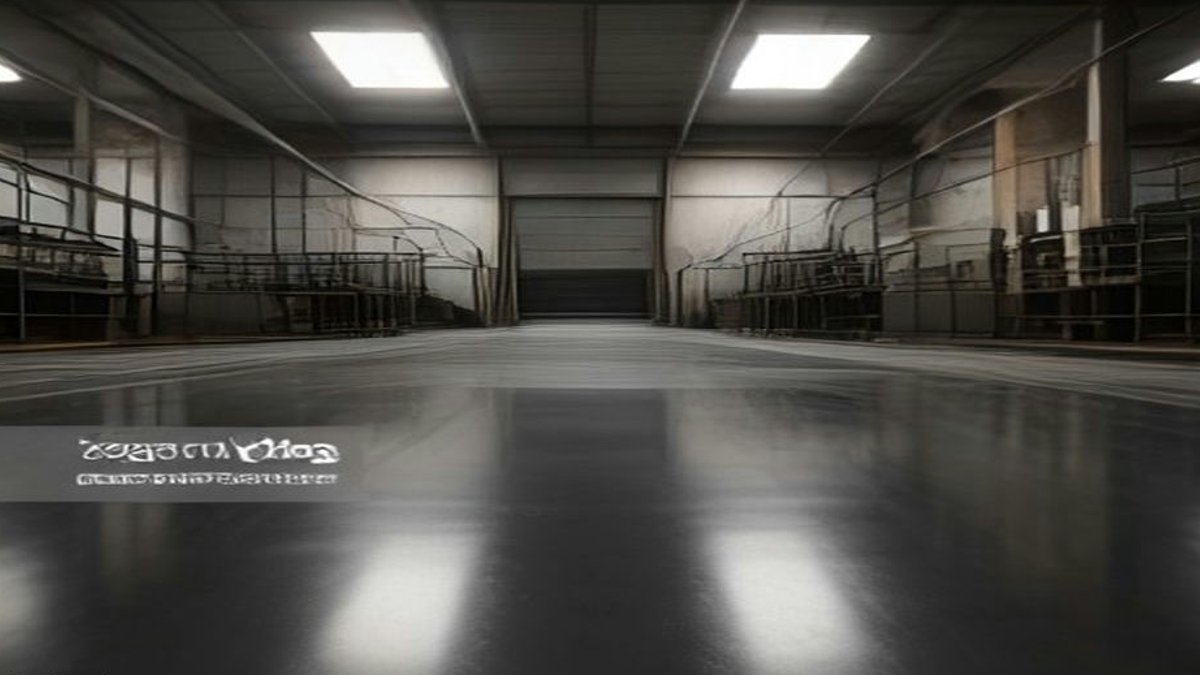 Lubricant manufacturing factory floor.