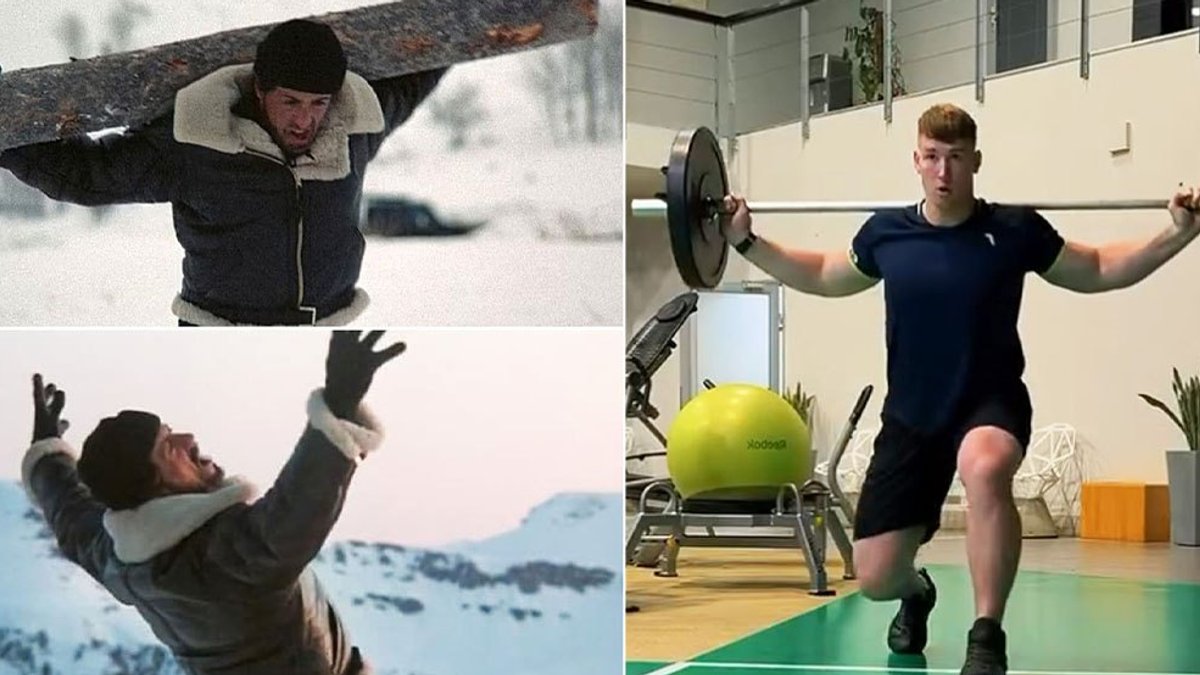 Sylvester Stallone approves fan's Rocky IV workout Sylvester Stallone approves fan's Rocky IV workout - rocky iv workout