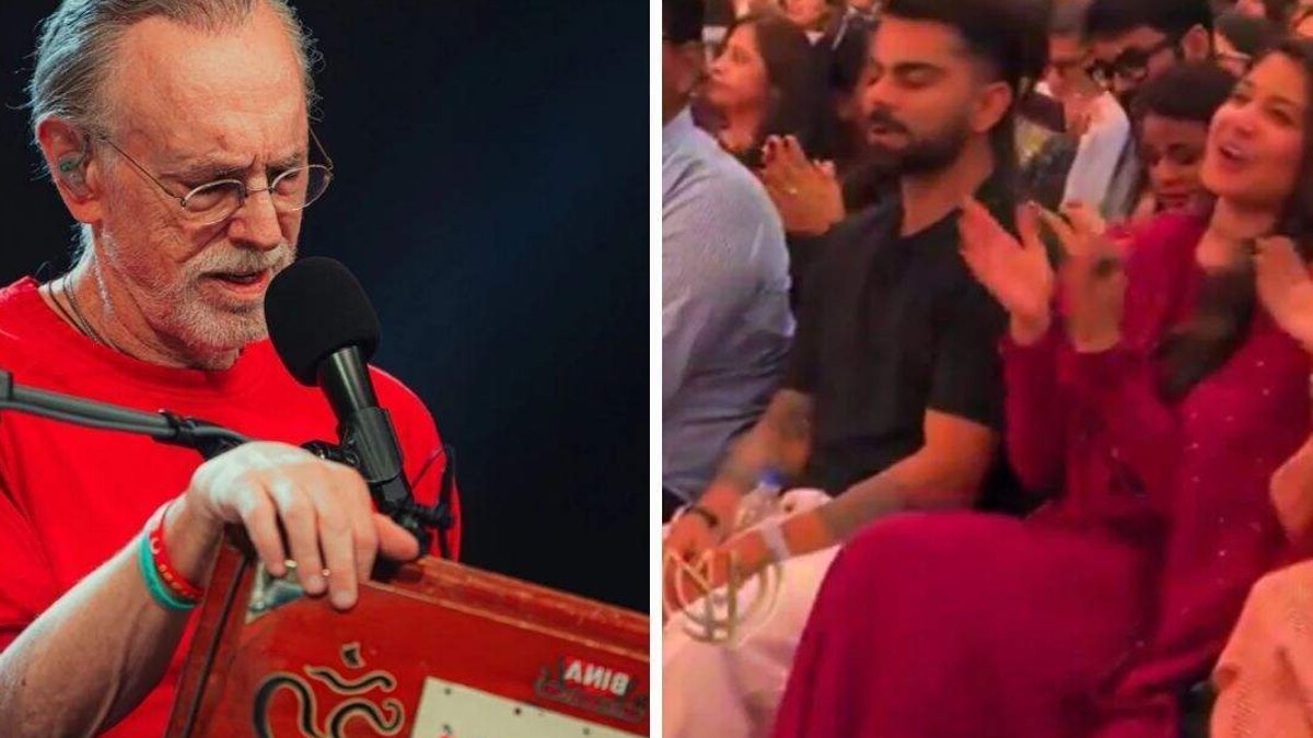 Anushka and Virat attend Krishna Das concert - krishna das