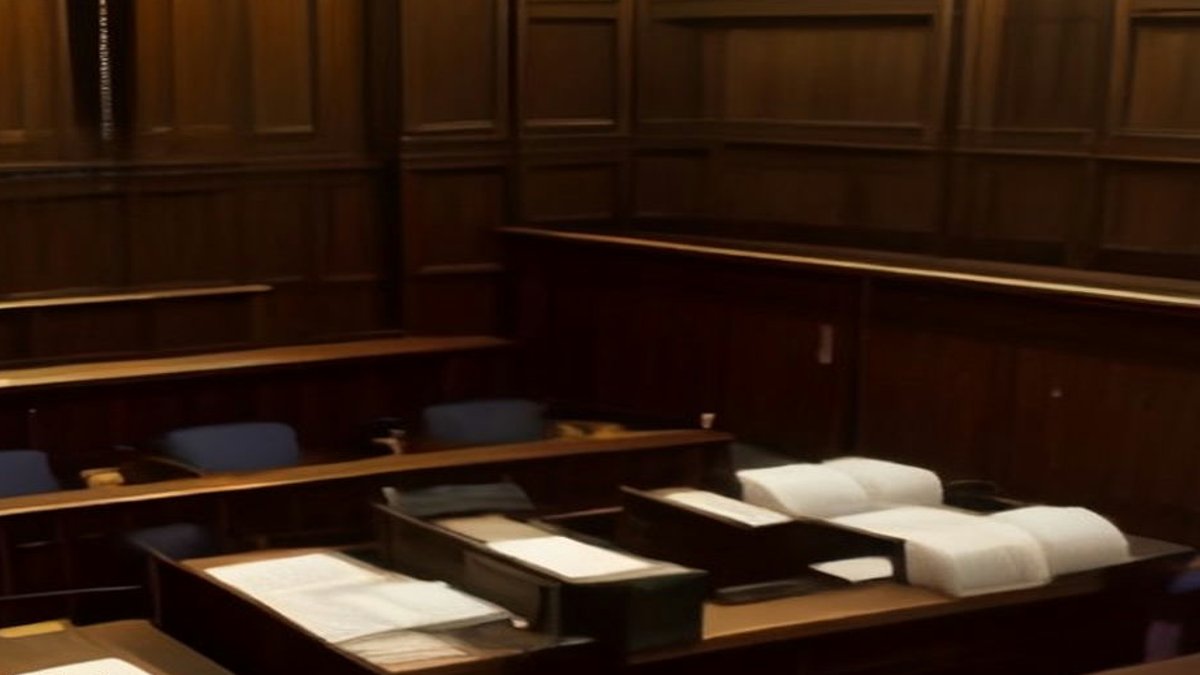 Judge Dismisses DEI Hiring Lawsuit Against Cornell University University courtroom legal proceedings.