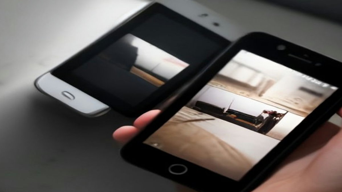 Smartphone camera app interface.