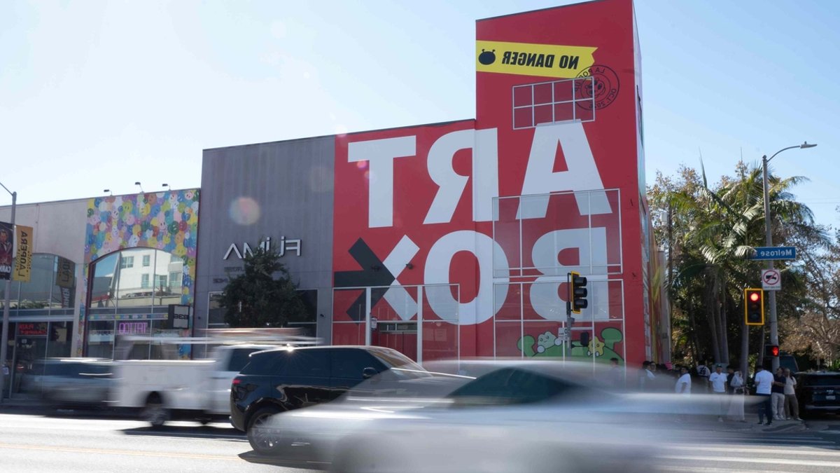 Artbox’s pop-up store on Melrose Avenue in Los Angeles (Artbox).