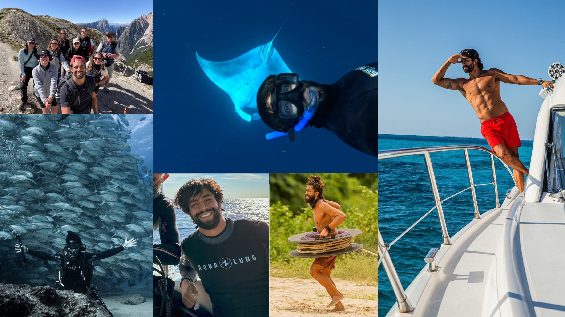 Sergio Torres Expedition Leader de Eagle Ray Expeditions Sailing Experience in La Paz