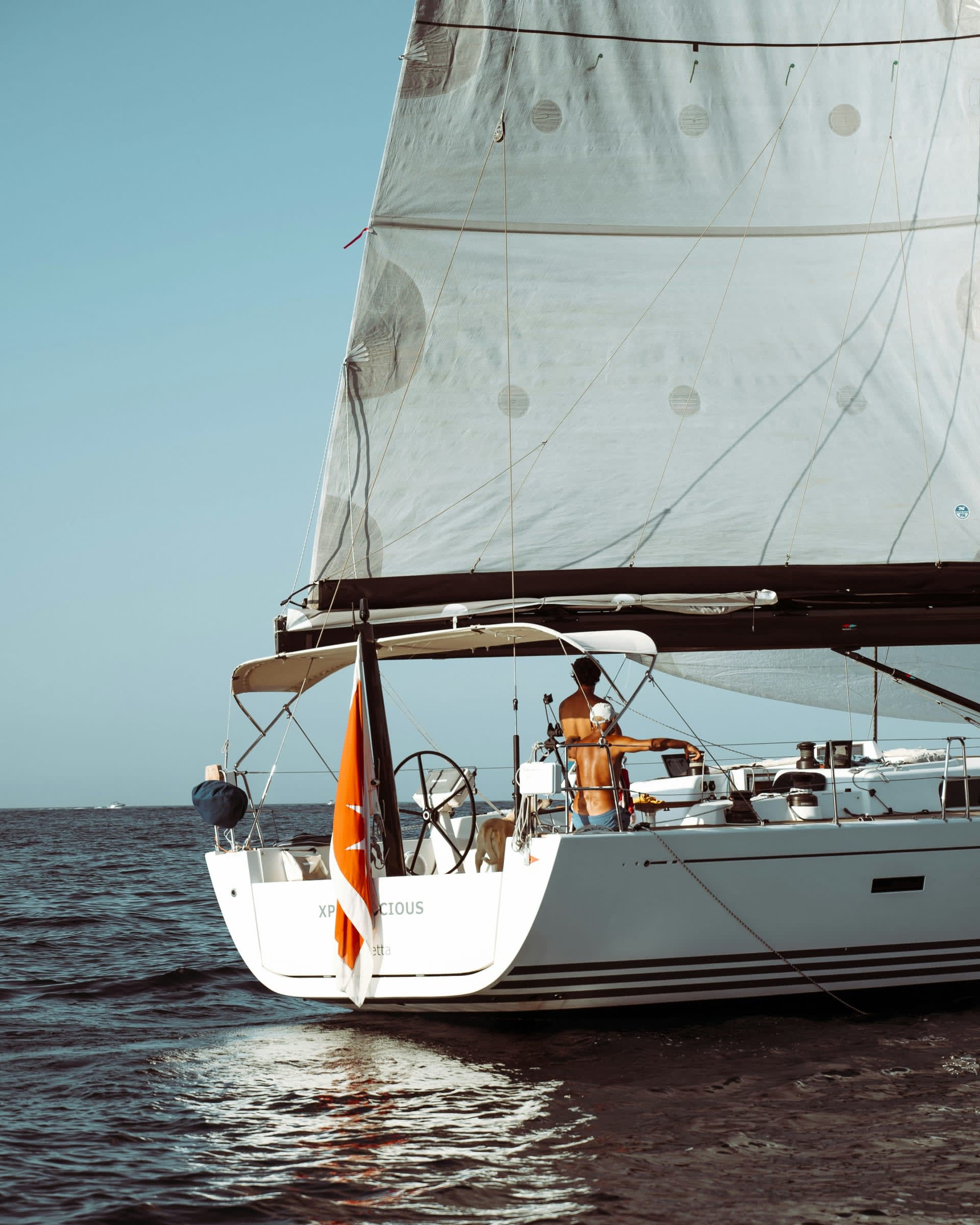 Boat at anchor