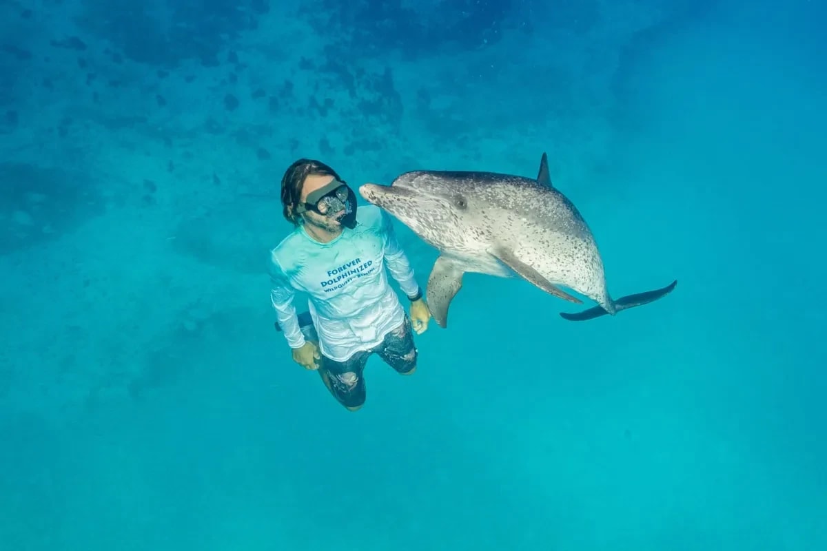 A member of the Eagle Ray crew