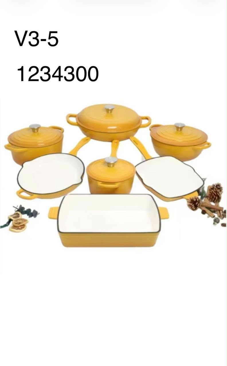 11-Piece Blue Cookware Set
