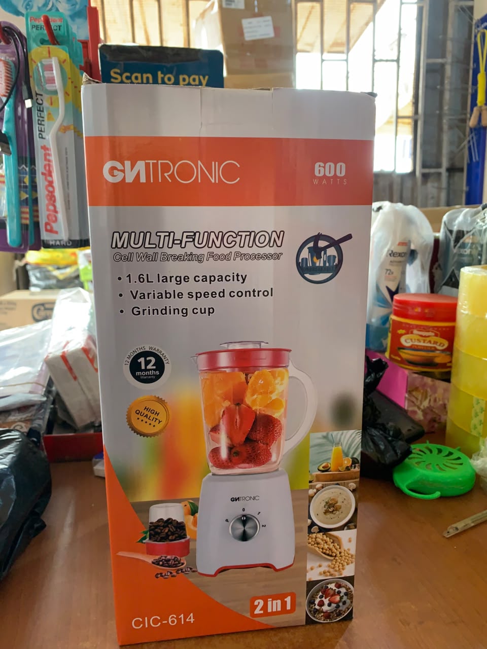 Cntronic 2-in-1 Multi-Function Blender