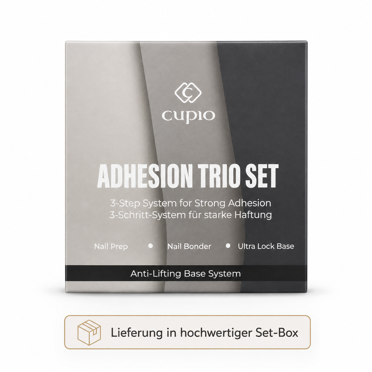 Cupio Adhesion Trio Set in hochwertiger Set-Box
