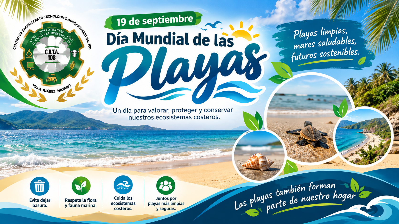 19 DE SEPTIEMBRE DÍA MUNDIAL DE LAS PLAYAS