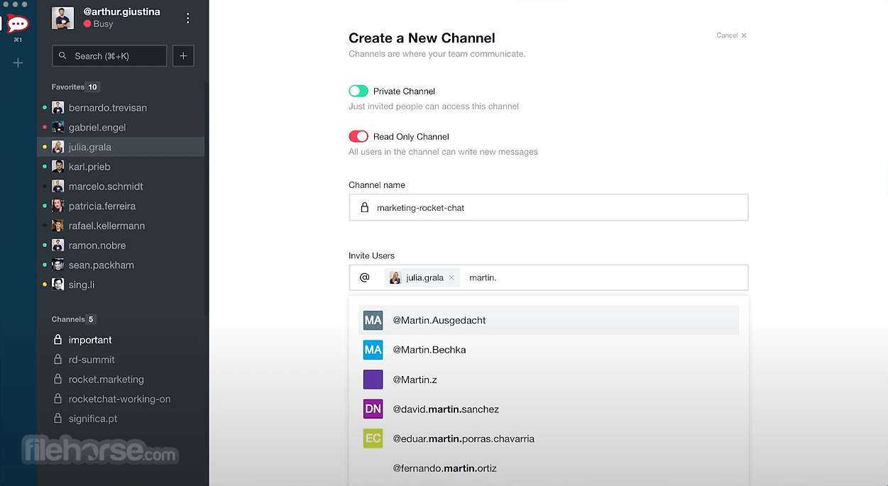 slack workspaces or channels