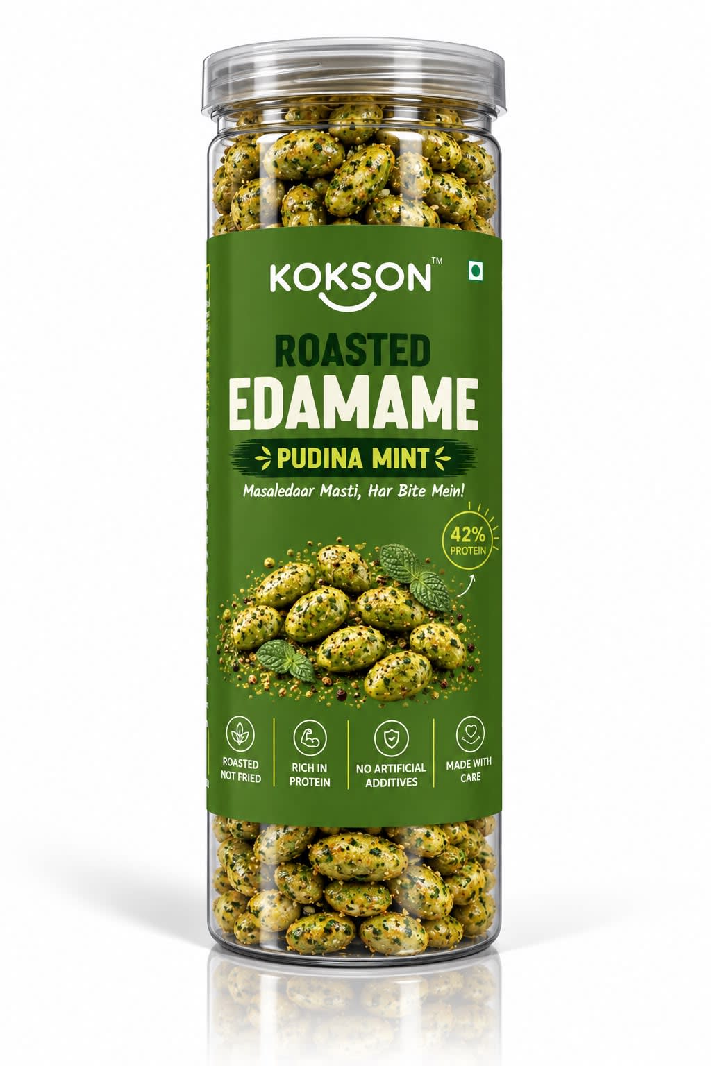 Roasted Edamame - Pudina Mint