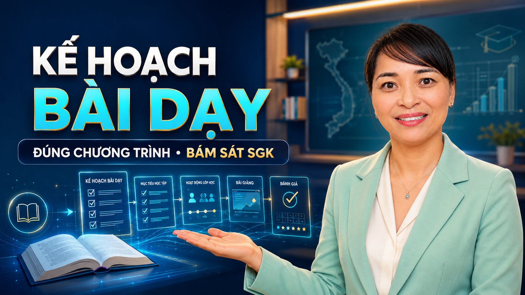 Sản phẩm học liệu trực quan được tạo với sự hỗ trợ của AI – mẫu 01