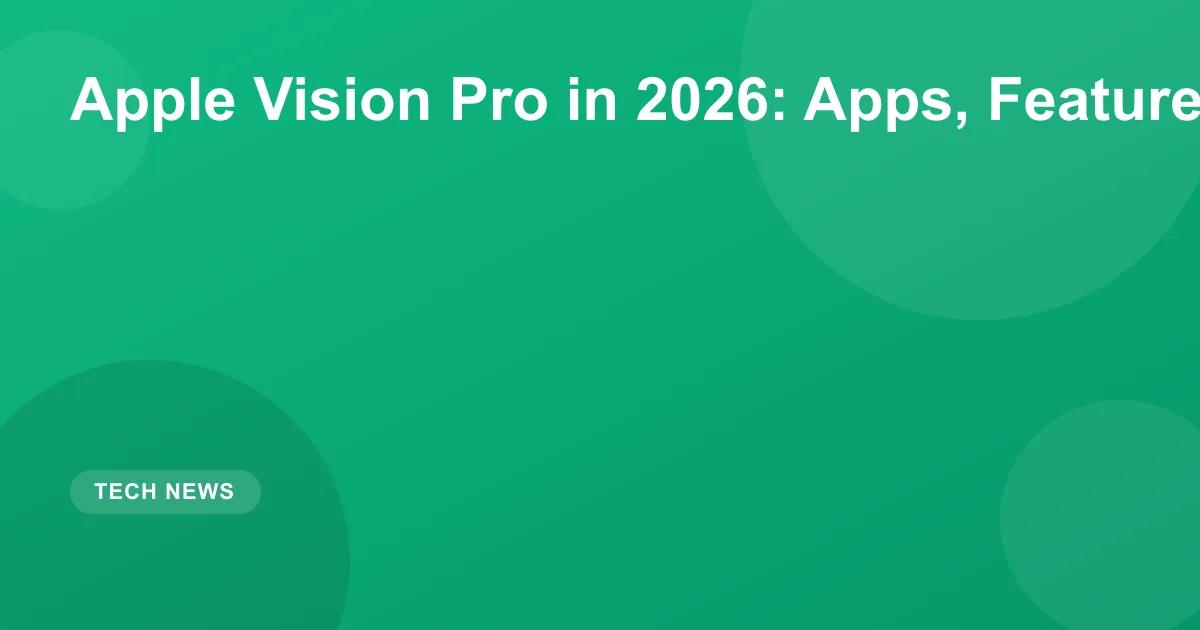 Apple Vision Pro Review 2026: Is It Worth Buying?