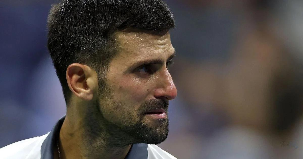 Djokovic breaks down in tears during US Open first-round exi
