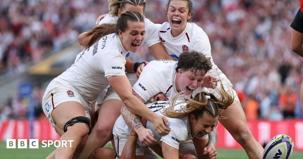 England's Harrison scores last-gasp try to beat Black Ferns