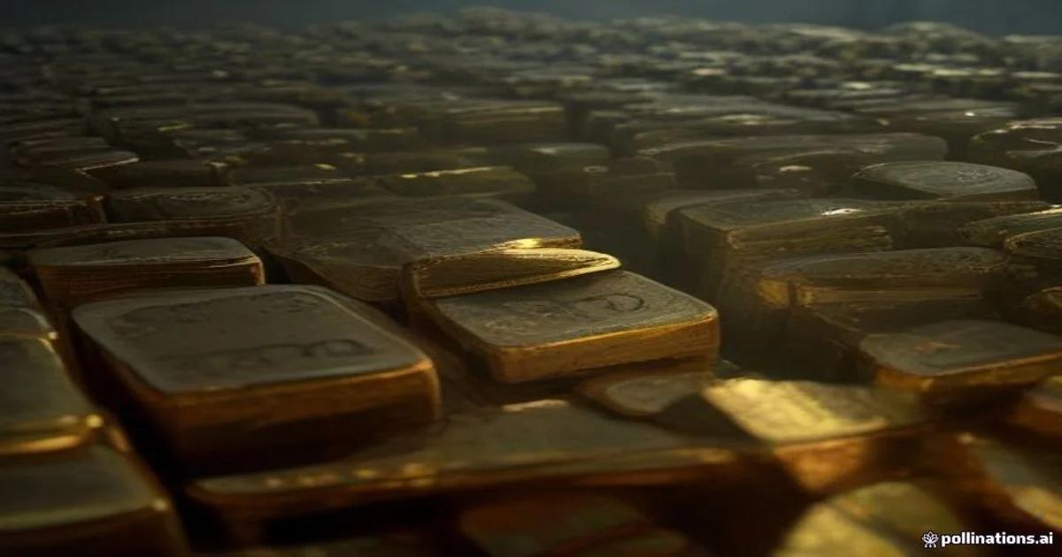Gold prices fall, silver rises