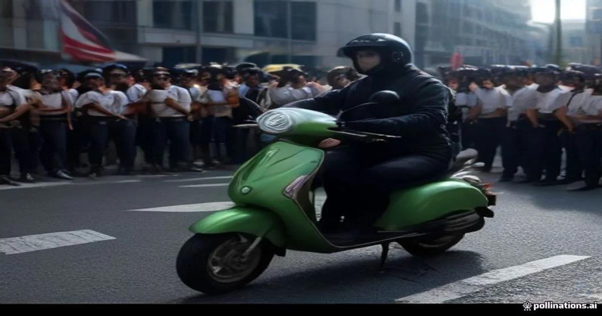Lahore Traffic Police hold women’s scooter rally