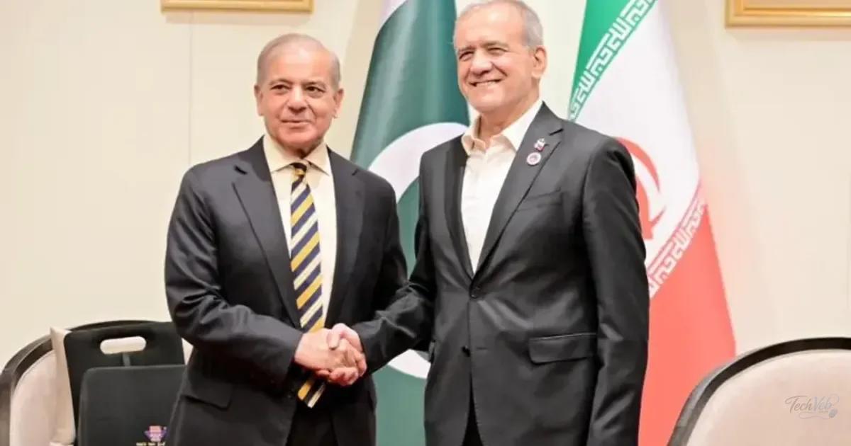 PM Shehbaz meets Iranian President Pezeshkian on sidelines o