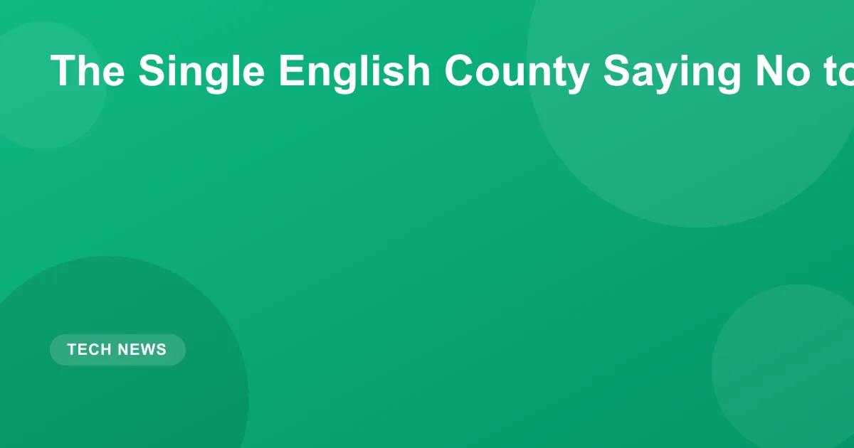 The Single English County Saying No to Palantir