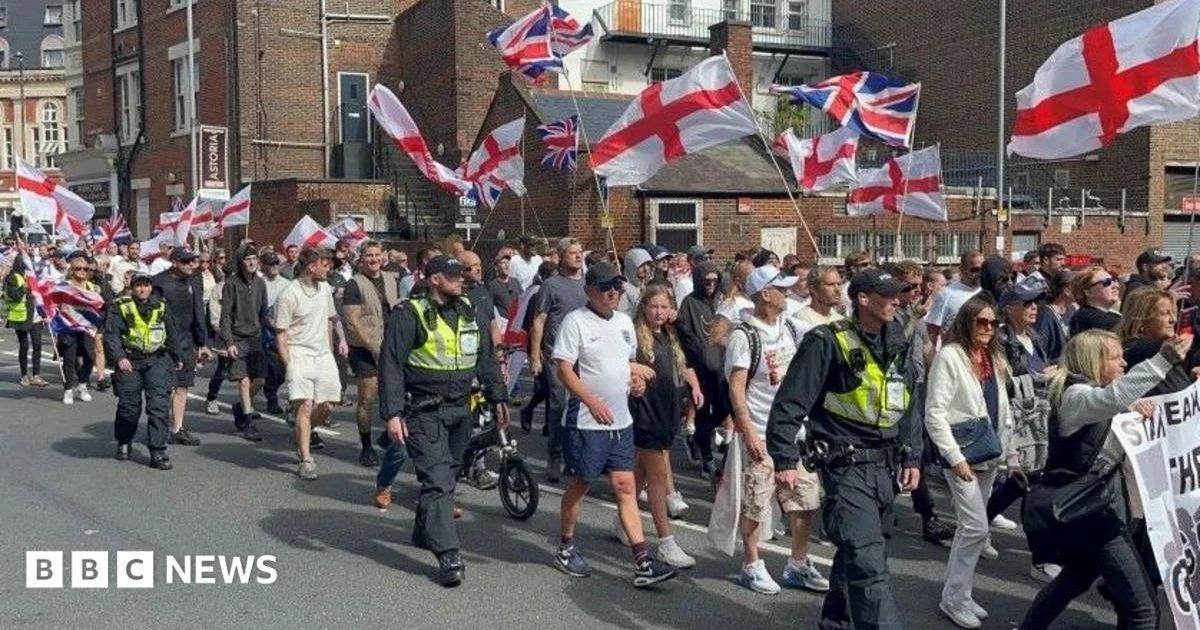 Three arrests at Portsmouth protests including man, 76, susp