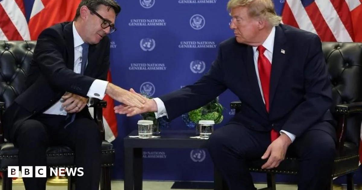 Watch: Burnham 'gets it' says Trump, as the two leaders meet