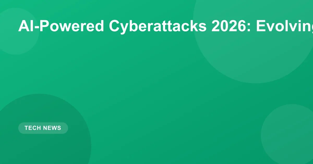AI-Powered Cyberattacks 2026: Evolving Cyber Threats