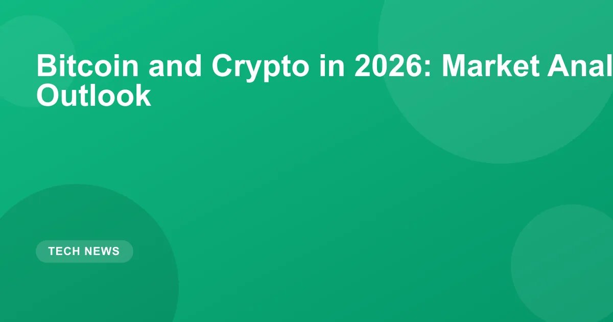 Bitcoin & Crypto in 2026: Market Analysis & Trends