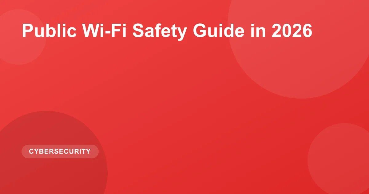 Public Wi-Fi Safety Guide in 2026