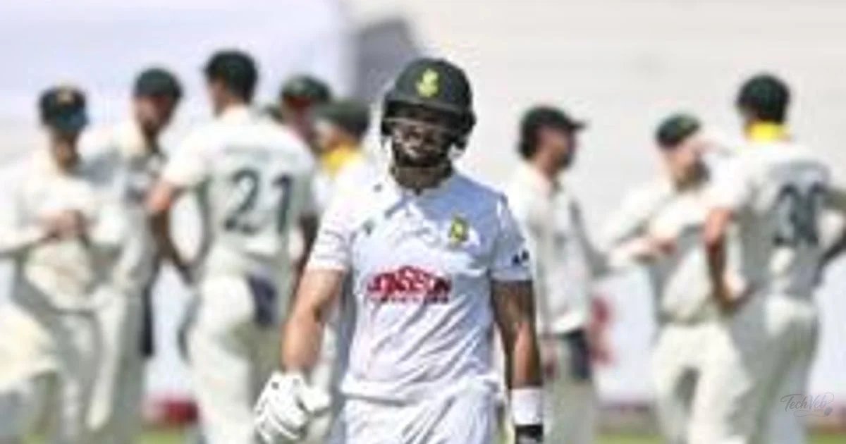 Australia Dominates South Africa in First Test Match Scorecard