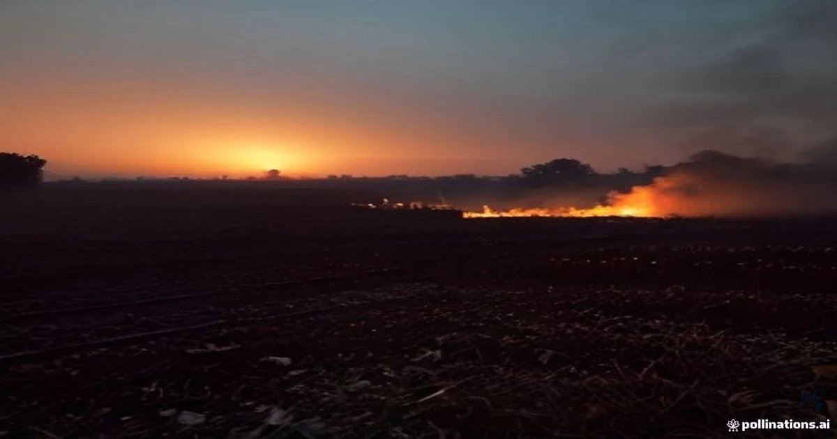 Burning crop residue may result inarrests, fines