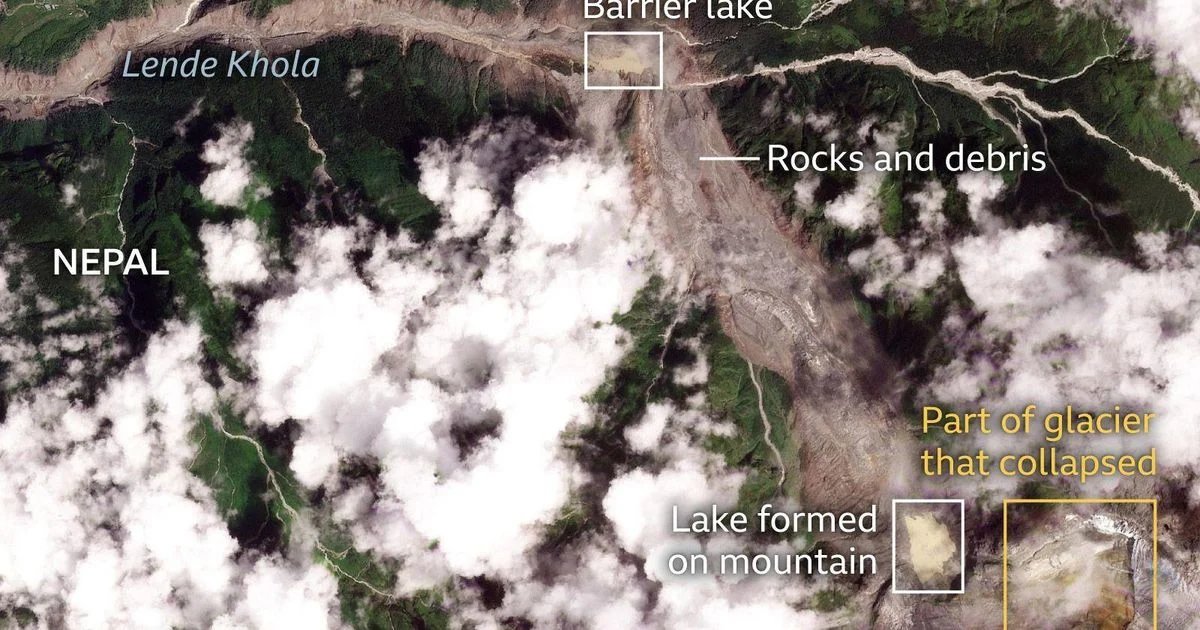 Satellite images reveal scale of flood devastation in Nepal