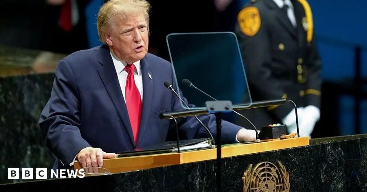 Trump threatens to 'annihilate' Iran in UN speech as officia