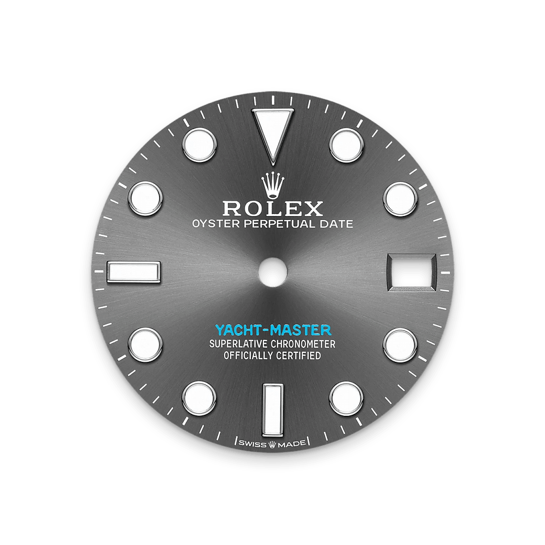 Rolex Yacht-Master 37 in Rolesium - combination of Oystersteel and platinum, M268622-0002 - Bucherer