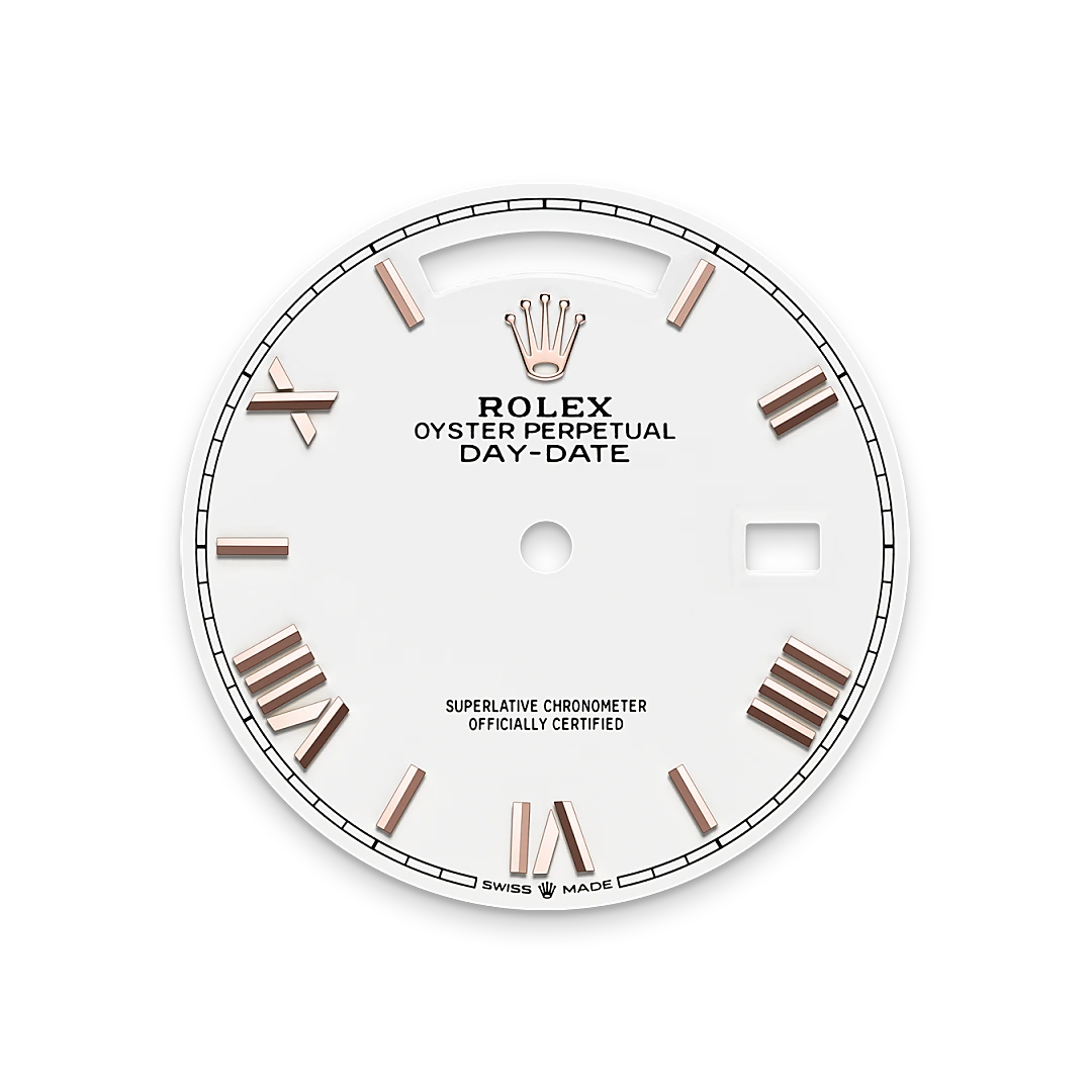 Rolex Day-Date 36 in 18 ct Everose gold, M128235-0070 - Bucherer