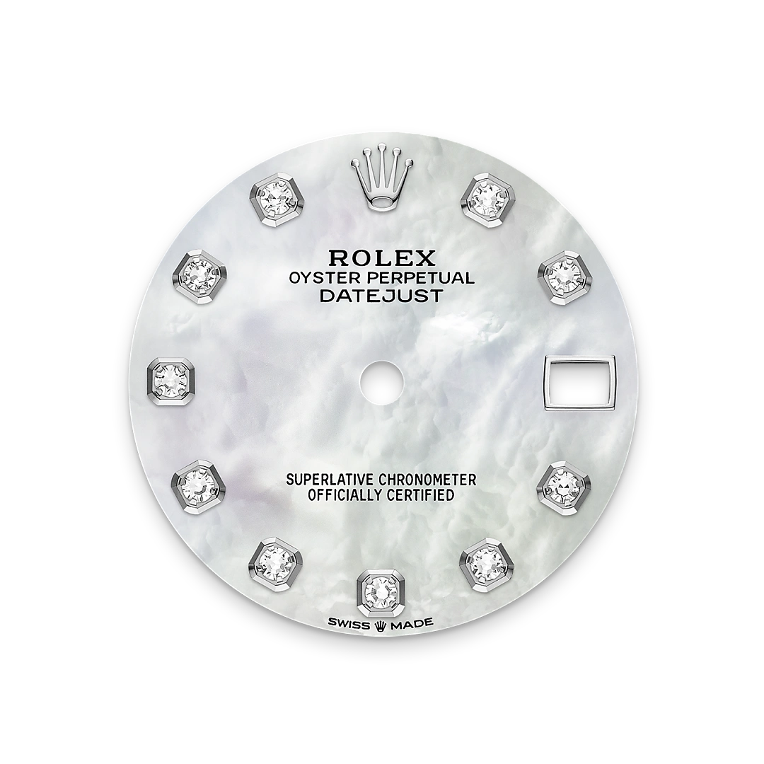 Rolex Datejust 31 en Rolesor gris – combinaison d’acier Oystersteel et d’or gris, M278384RBR-0008 - Bucherer