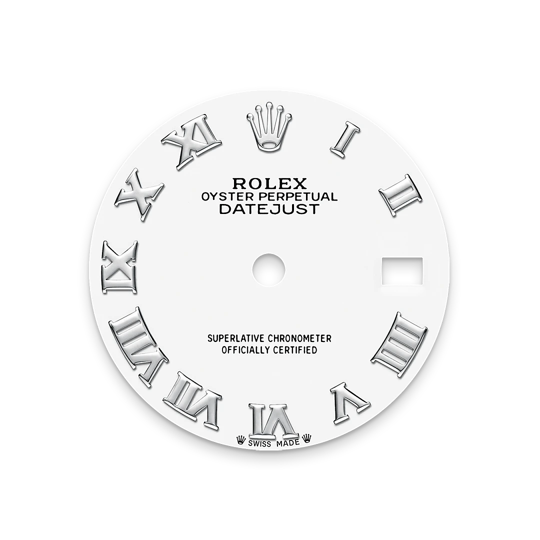 Rolex Lady-Datejust 28 in White Rolesor - combination of Oystersteel and white gold, M279174-0020 - Bucherer