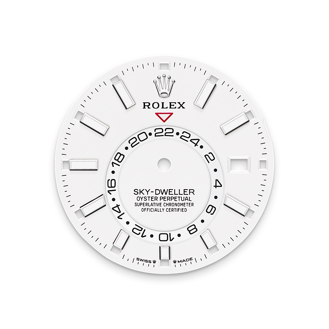 Rolex Sky-Dweller in White Rolesor - combination of Oystersteel and white gold, M336934-0003 - Bucherer