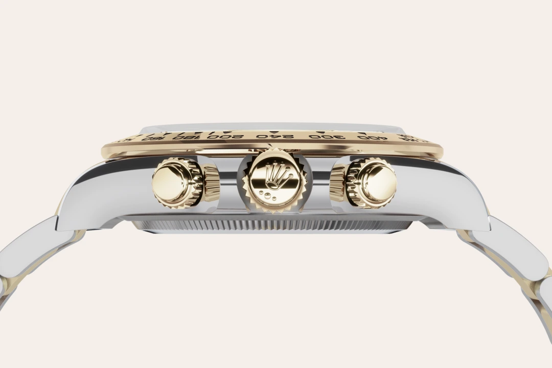 Rolex Cosmograph Daytona en Rolesor jaune – combinaison d’acier Oystersteel et d’or jaune, M126503-0001 - Bucherer