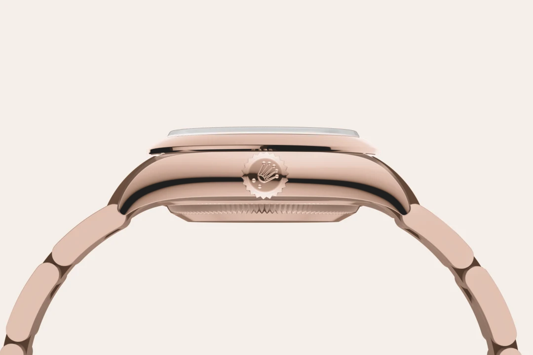 Rolex Oyster Perpetual 28
in 18 ct Everose gold, M276205-0002 - Bucherer
