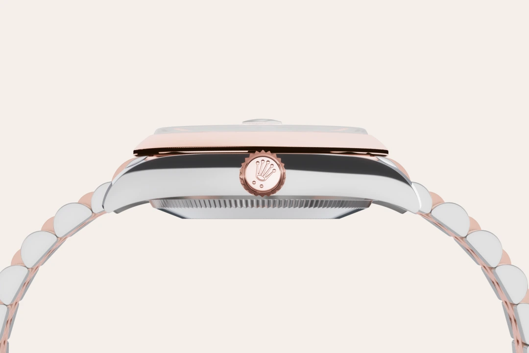 Rolex Datejust 31 en Rolesor Everose – combinaison d’acier Oystersteel et d’or Everose, M278241-0018 - Bucherer