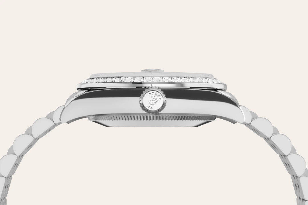 Rolex Datejust 31 en Rolesor gris – combinaison d’acier Oystersteel et d’or gris, M278384RBR-0008 - Bucherer